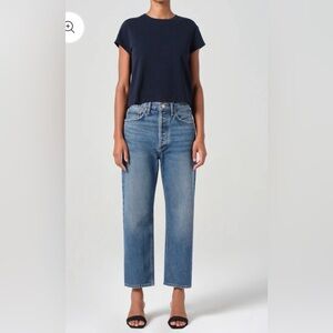 AGOLDE 90s Crop Denim